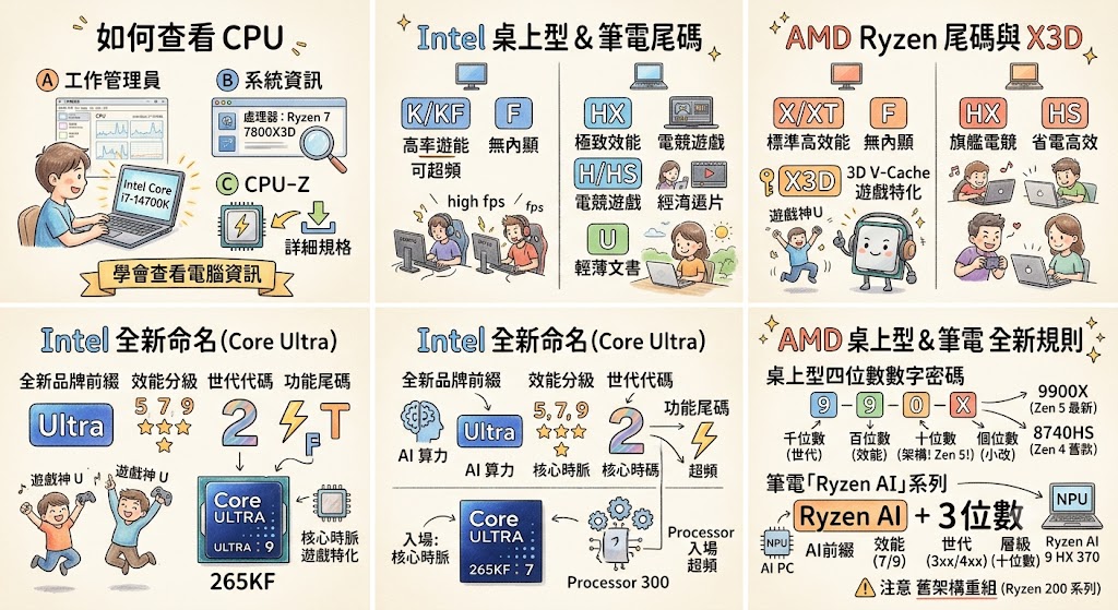 CPU規格挑選文章